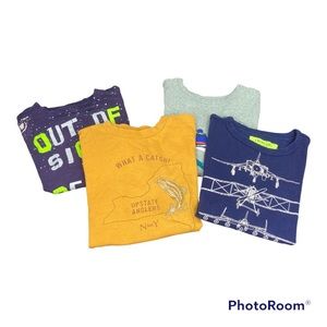 💙Set of 4 Boys’ Pajama Tops